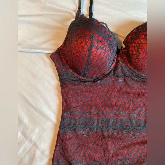 Skinnygirl Other - ✨ 3 for 12 ✨ Women’s lingerie red with black lace. Bundle with other things.